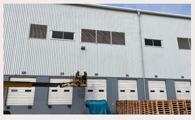 Pintado Parte Baja de Muros Hangar B-100 - 1